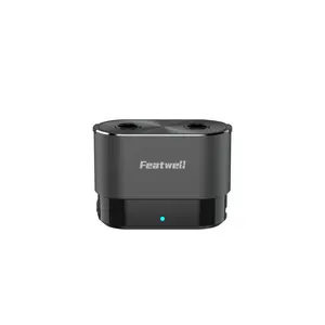 Featwell Smart Car Air Freshener, Dual Spray Nozzle, Natural French Perfume 10ml, Portable Waterless Car Diffuser Air Freshener Car Aromatherapy Diffuser, Adjustable Three Modes