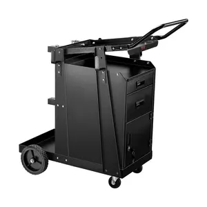 【Summervibes】VEVOR Welding Cart 2 Drawers Heavy Duty Welder Cart & Lockable Cabinet 350LBS Loading