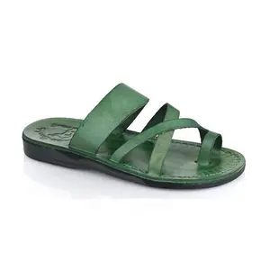 The Good Shepherd - Leather Toe Loop Sandal | Green