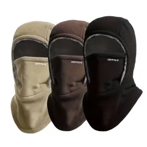 Winter Warm One-Piece Hood, Scarf Face Mask Ear Protection, Balaclava, Thick Material, Style Fit Face, Windproof, Suitable for Winter Cycling, Running, Skiing, Fishing, Outdoor Sports And Work, Suitable for Men And Women