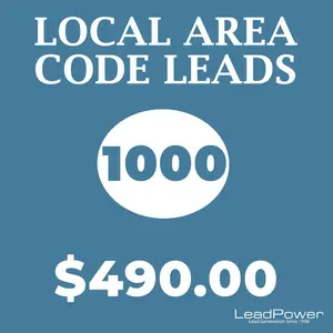 Local Area Code Leads 1,000