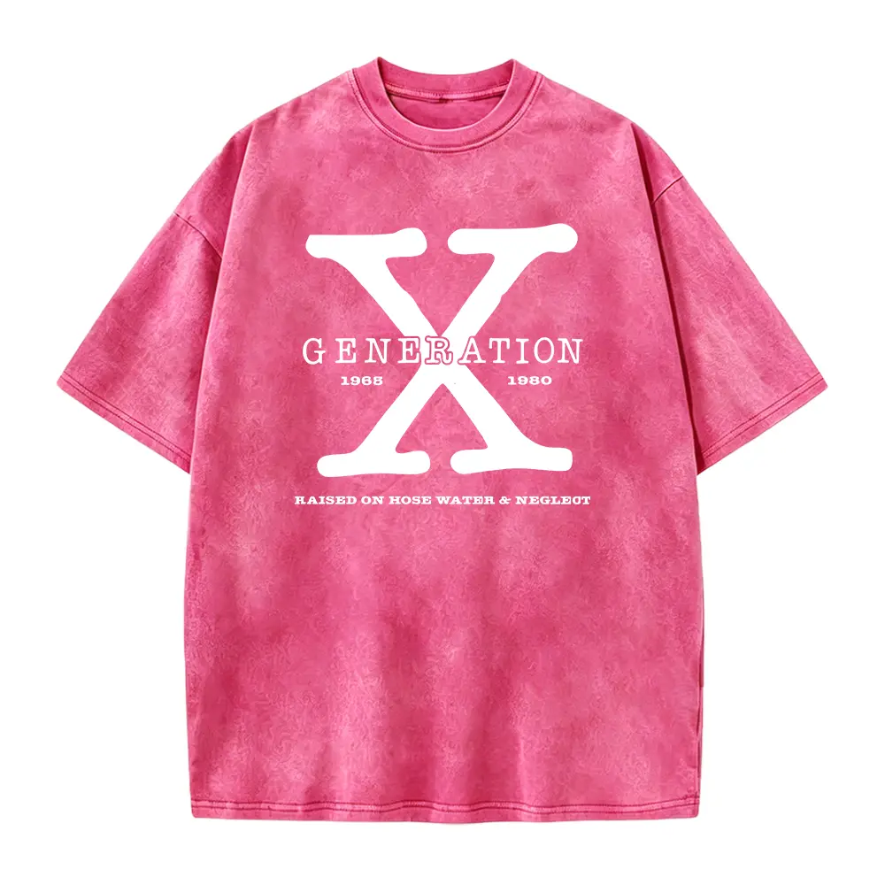Gen X Colors TShirt Generation X T-Shirt Gen X TShirt Generation X Shirt Raised on Hose Water and Neglect Shirt Generation X