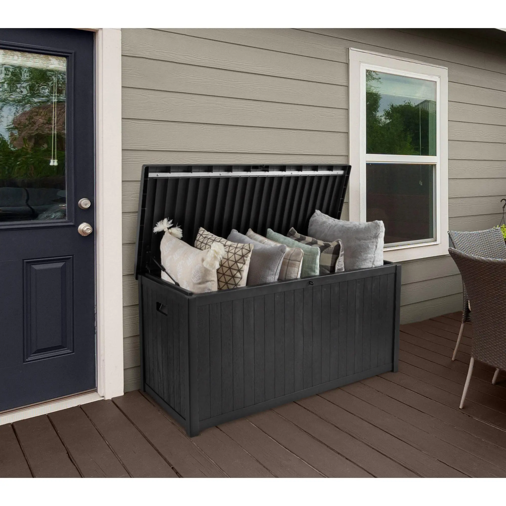 Pure Garden 113-Gallon Container for Patio Storage Deck Box