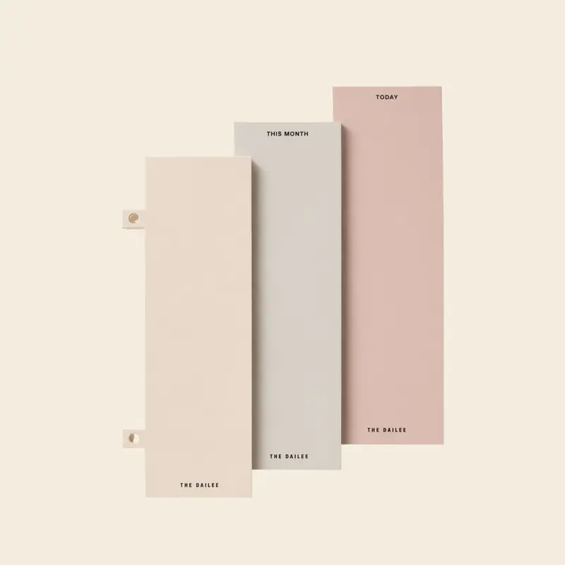 3-Piece Planner Bookmark Organizer Set - Reusable Office Stationery Book Accessories, Snap-In Fit Page Marking Tools, Blank & Labeled 'This Month' Text Labels for Stay Organized Layouts