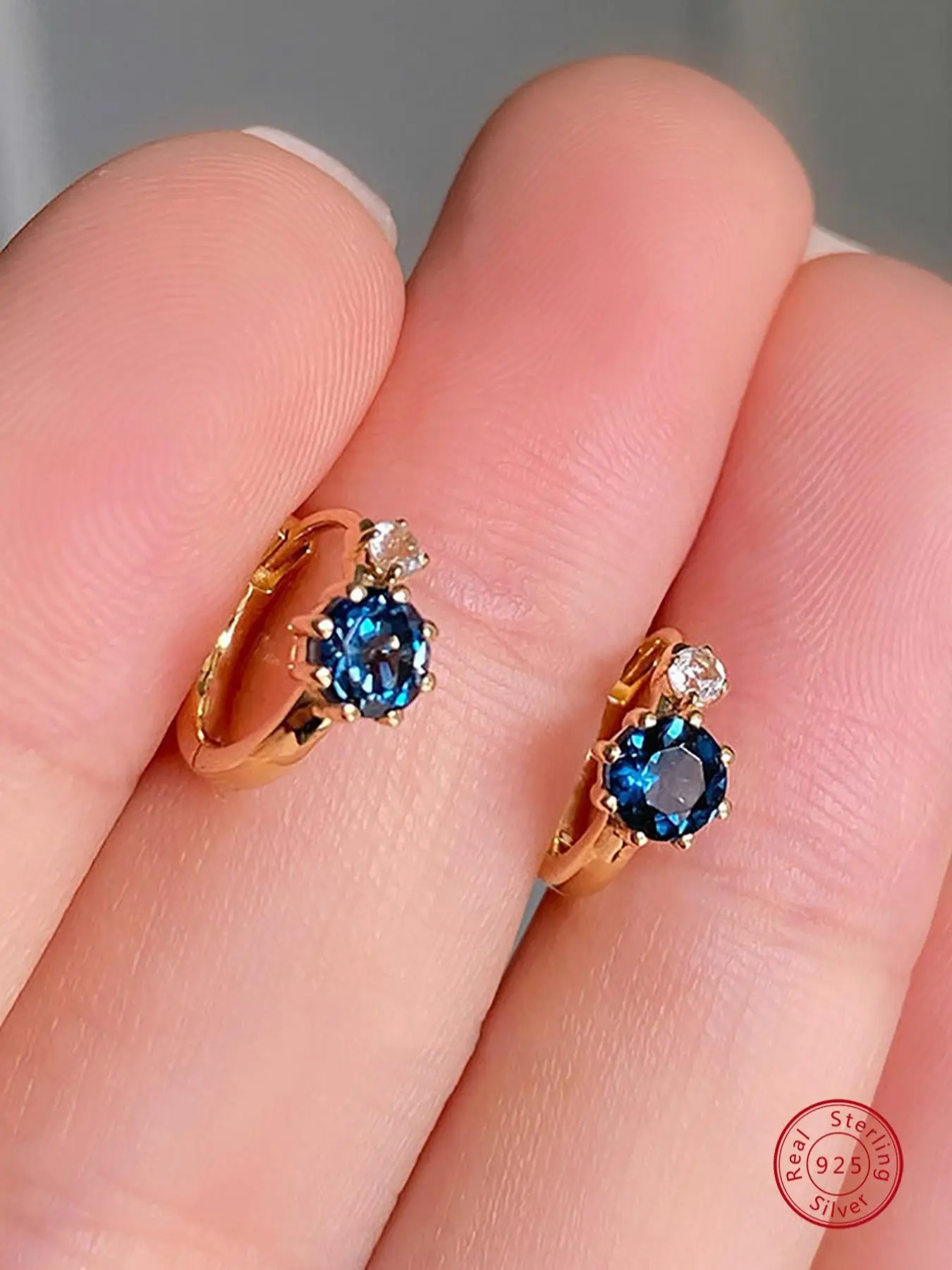 925 Sterling Silver Fashion Retro Zircons Design Earrings, Elegant Jewelry for Women, Trendy All-match & Exquisite Jewelry for Birthday Gift, Artificial Zircon Earrings, Sparkling Ear Jewelry, Shining Earrings, High Quality Earrings