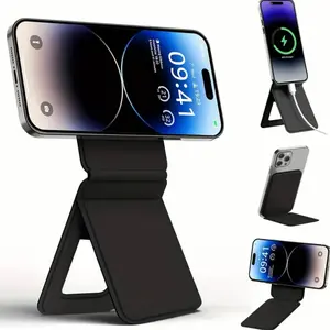 Portable Phone Tripod Stand, Selfie Stand Mount, Angle Adjustable Phone Holder with Magnetic, Phone Accessories for iPhone 16/15/14/13/12 Series