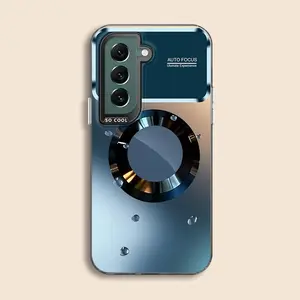 Suitable for [Galaxy S21 Fe 5g] New high-end water drop magnetic IMD mobile phone case New business simple soft silicone mobile phone case with magnetic function Affordable price Anti-drop and anti-fingerprint 995