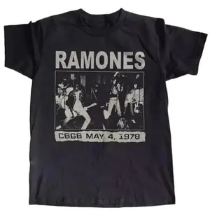 The Ramones 1978 Rock Unisex Cotton Shirt, Gift For Women and Man Unisex T-Shirt