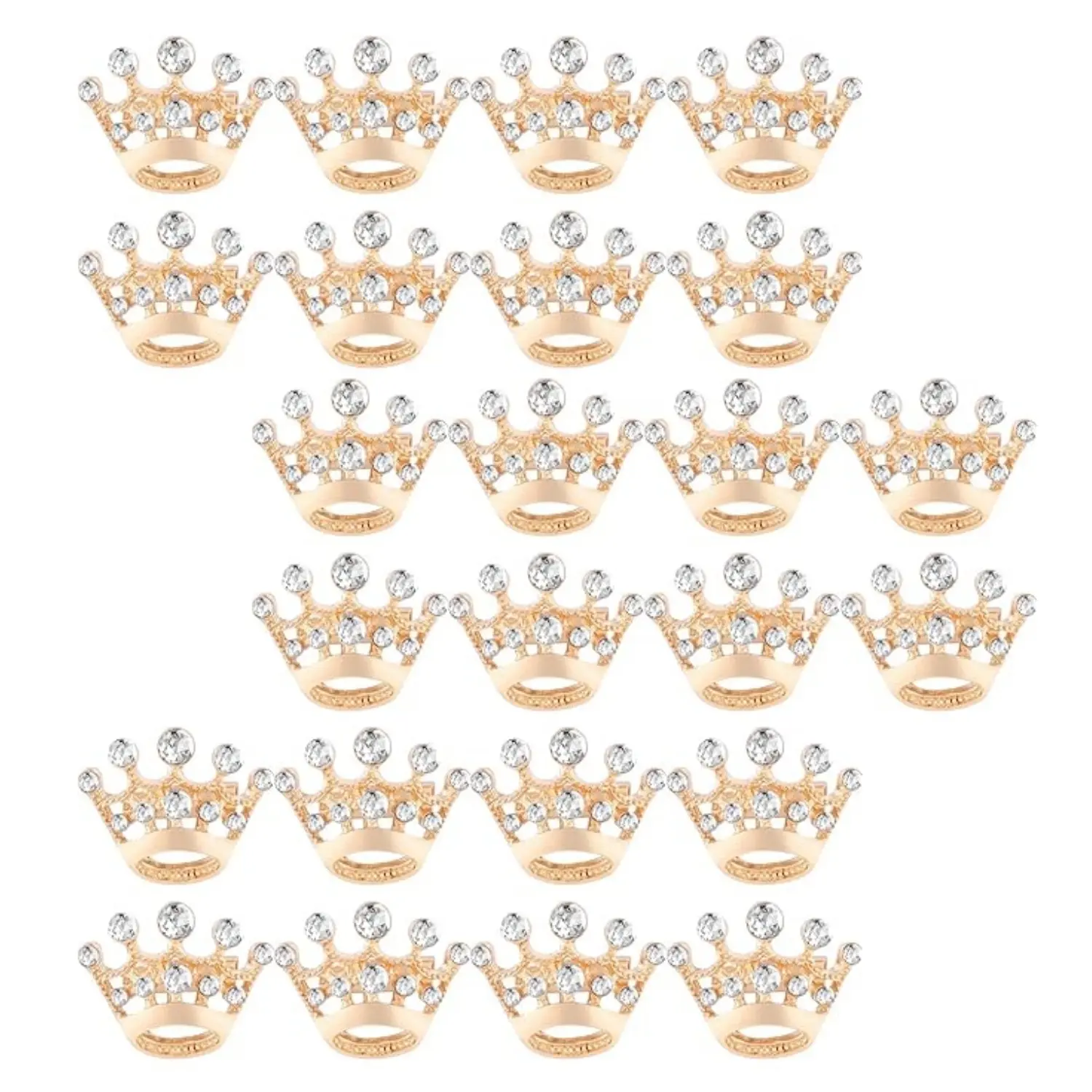 24Pcs Small crown brooch pins for women men set fashion elegant noble golden-plated silver-plated crown brooches pin for women's ladies brooches bulk - Home Improvement.
