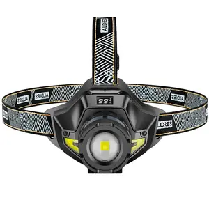 LED Rechargeable Long-Lasting Lithium Battery Outdoor Headlamp, Mining Flashlight, Fishing High Lumen Induction Headlight, High Lumens Flashlight, High Lumen Flashlights