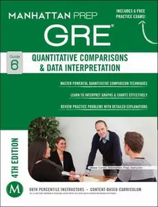 USED-GRE Quantitative Comparisons & Data Interpretation by Manhattan Prep (Paperback)