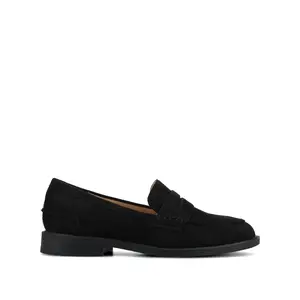 BROOKS PENNY LOAFER IN WIDE - Black