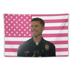 Eric Winter Tim Bradford Decorative Polyester Flag Tapestry - 40x30in (102x76cm), Light, Double Stitched, Printed, Indoor Wall Hanging Room Decor, Outdoor Porch Decoration
