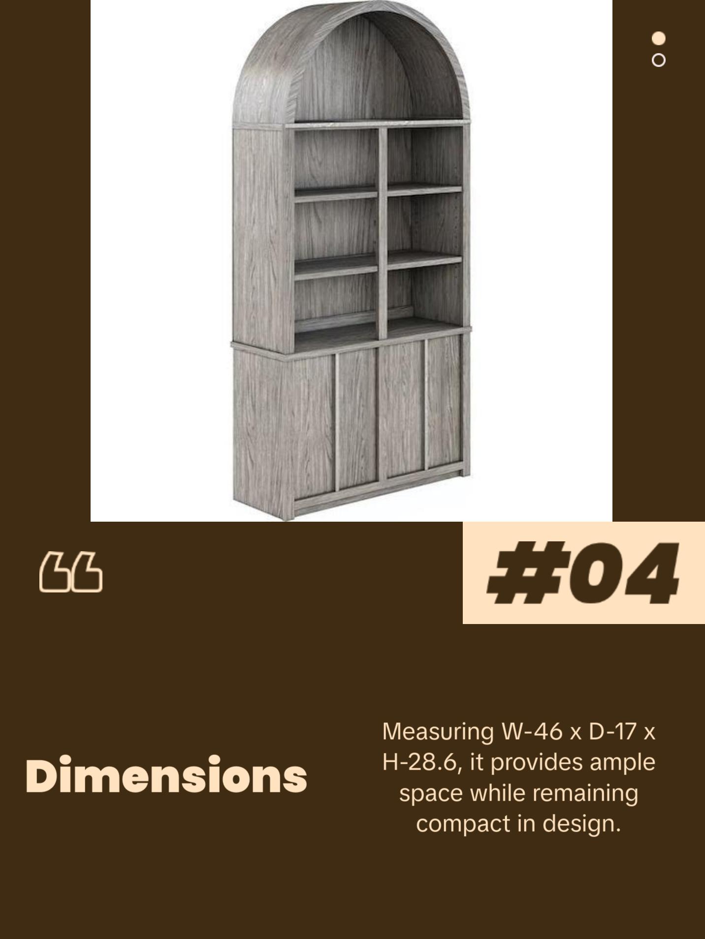 A.R.T. Furniture Vault Display Cabinet Base In Gray 285240-2354BS