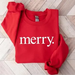 Christmas Sweatshirt, Merry Christmas Sweatshirt, Christmas Shirt for Women, Christmas Crewneck Sweatshirt, Holiday Sweater, Christmas Gift