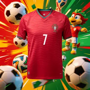2026 Portugal 7# Cristiano Ronaldo Short And Long Sleeve Soccer Jersey Fans Version Breathable