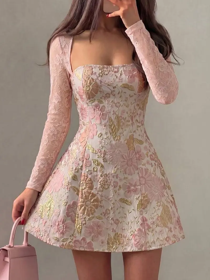 dresses with flare sleeves Lindy Bop Black Rita Flared Dress – Unique Vintage main image 0