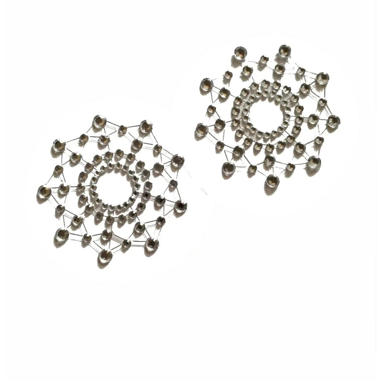 Clear Pasties with Diamond Crystal Embellishments