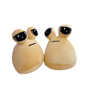 8.6'' Funny Alien Pou Plush Kawaii Keychain Stuffed Plush Doll Game Plush for Birthday Christmas gifts
