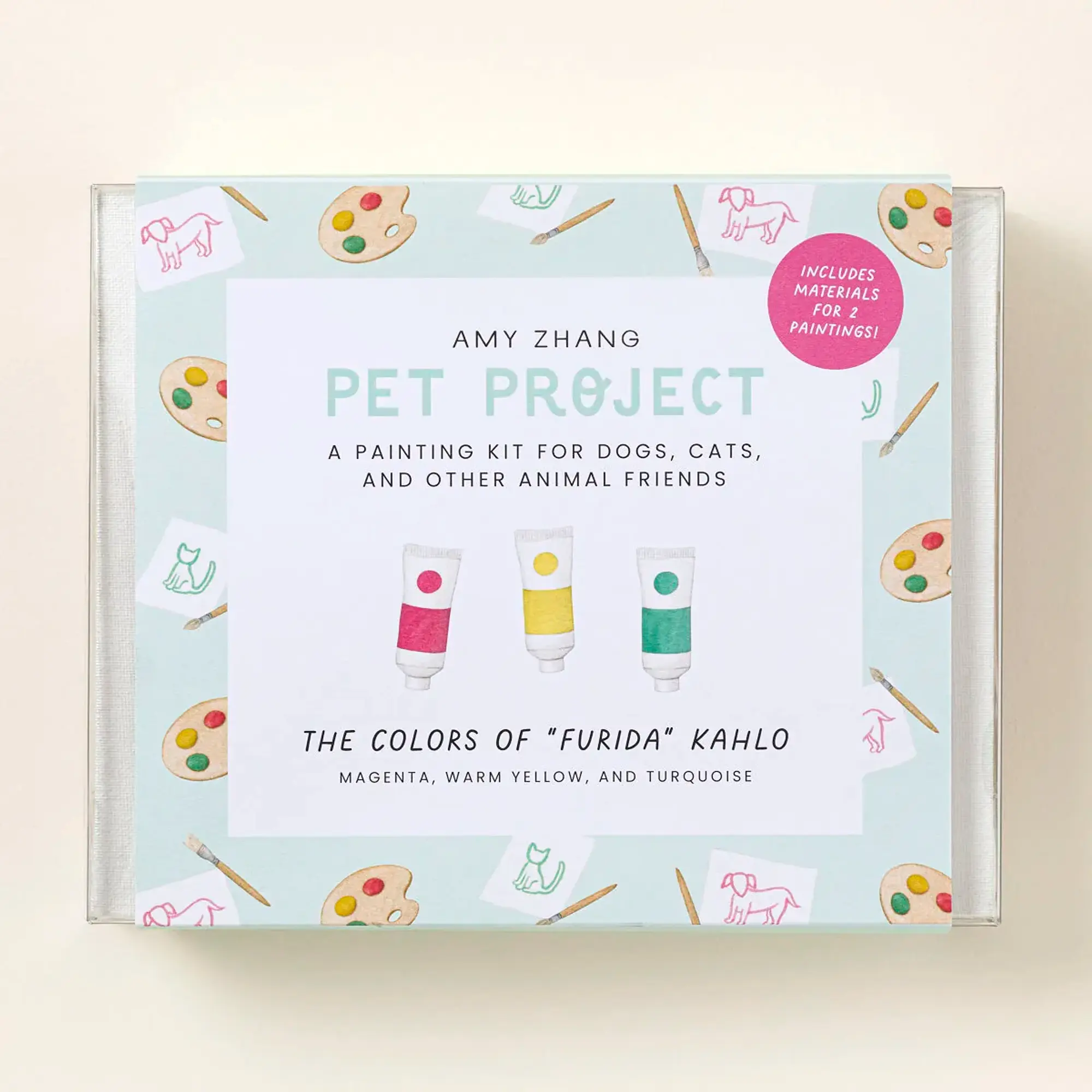 Pawcasso Art Kit for Pets by Amy Zhang Creative LLC