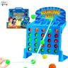 Suntomo Bounce Balls Shots Game, Connect Four Jumping Ball Game, 4 In a Row Ball Bounce Game, Bounce Ball Game Family Party Games, Funny Ball Tabletop Game Toys for Adults and Kids ( Small )