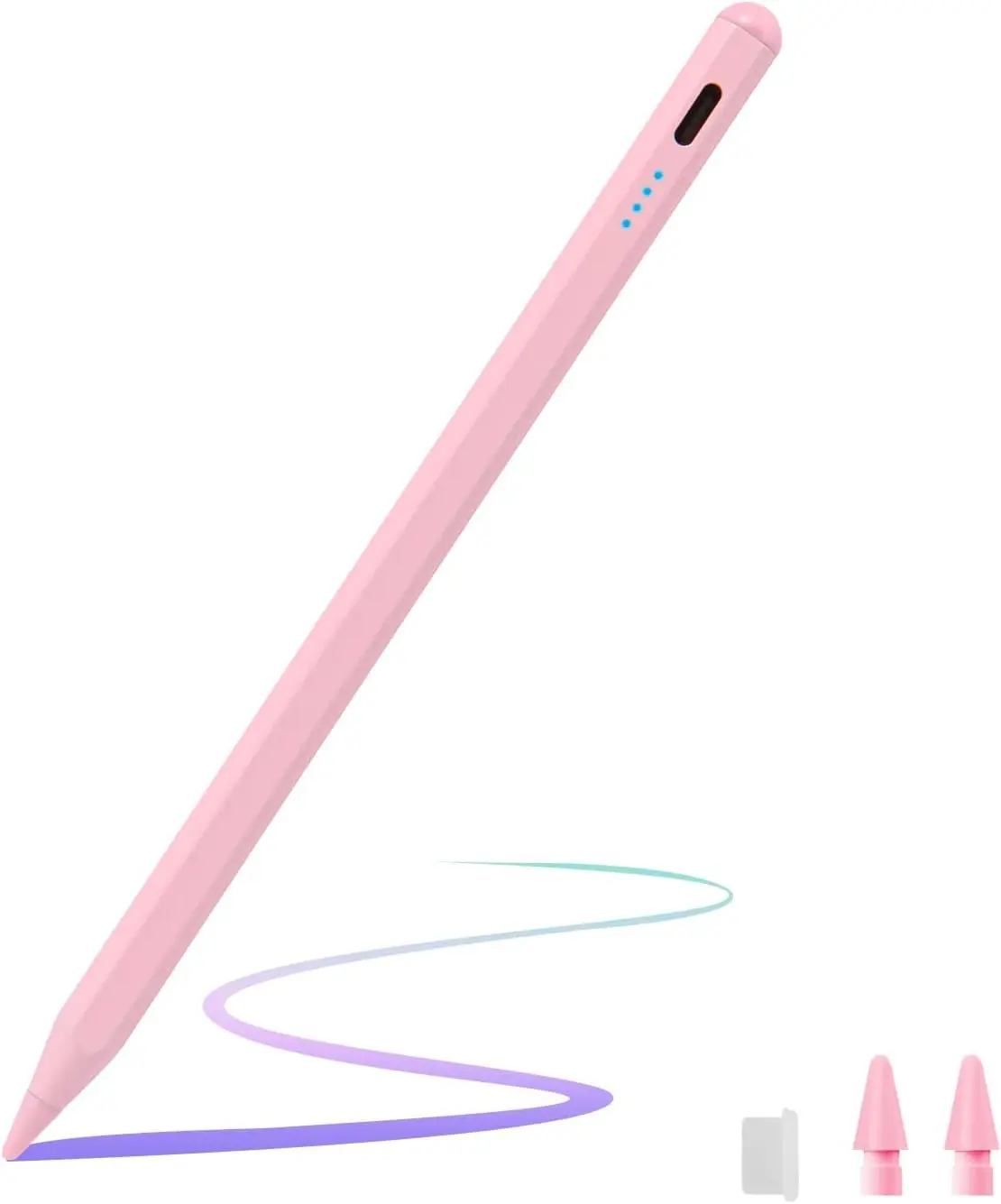 AMZ Fire Tablet Stylus Pen for AMZ Fire HD 10 Pen Fire Max 11 Pen Fire HD 8 Pen Tablets Touch Screen S Pen (Pink)