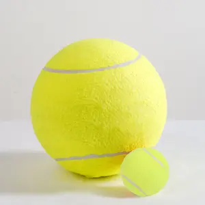 "Ten Times the Fun" Dog Toy Ball Extra-Large 24cm Tennis Ball for Play & Boredom Relief Suitable for Shiba Inus Corgis French Bulldogs and other pets