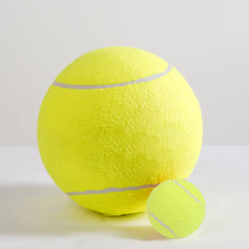 "Ten Times the Fun" Dog Toy Ball Extra-Large 24cm Tennis Ball for Play & Boredom Relief Suitable for Shiba Inus Corgis French Bulldogs and other pets