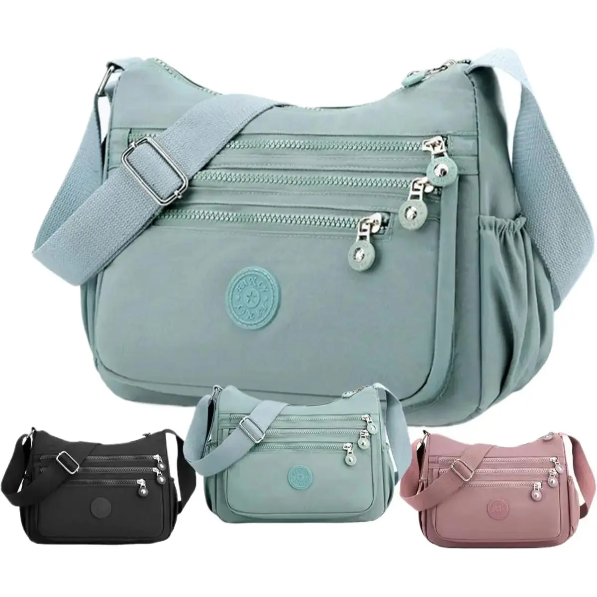 Nylon Travel Purses Anti Theft Crossbody Bag Purses for Women Waterpoof Shoulder Purse Multi-layer Pockets as gifts,Stylish, Durable — Birthday Gift