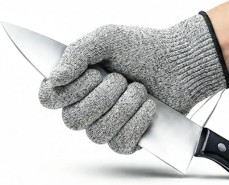 Cut Resistant Gloves Level 5, Food Safe Kitchen Safety Gloves, Anti Cut Gloves for Cooking, Gardening, Woodworking, Touchscreen Compatible