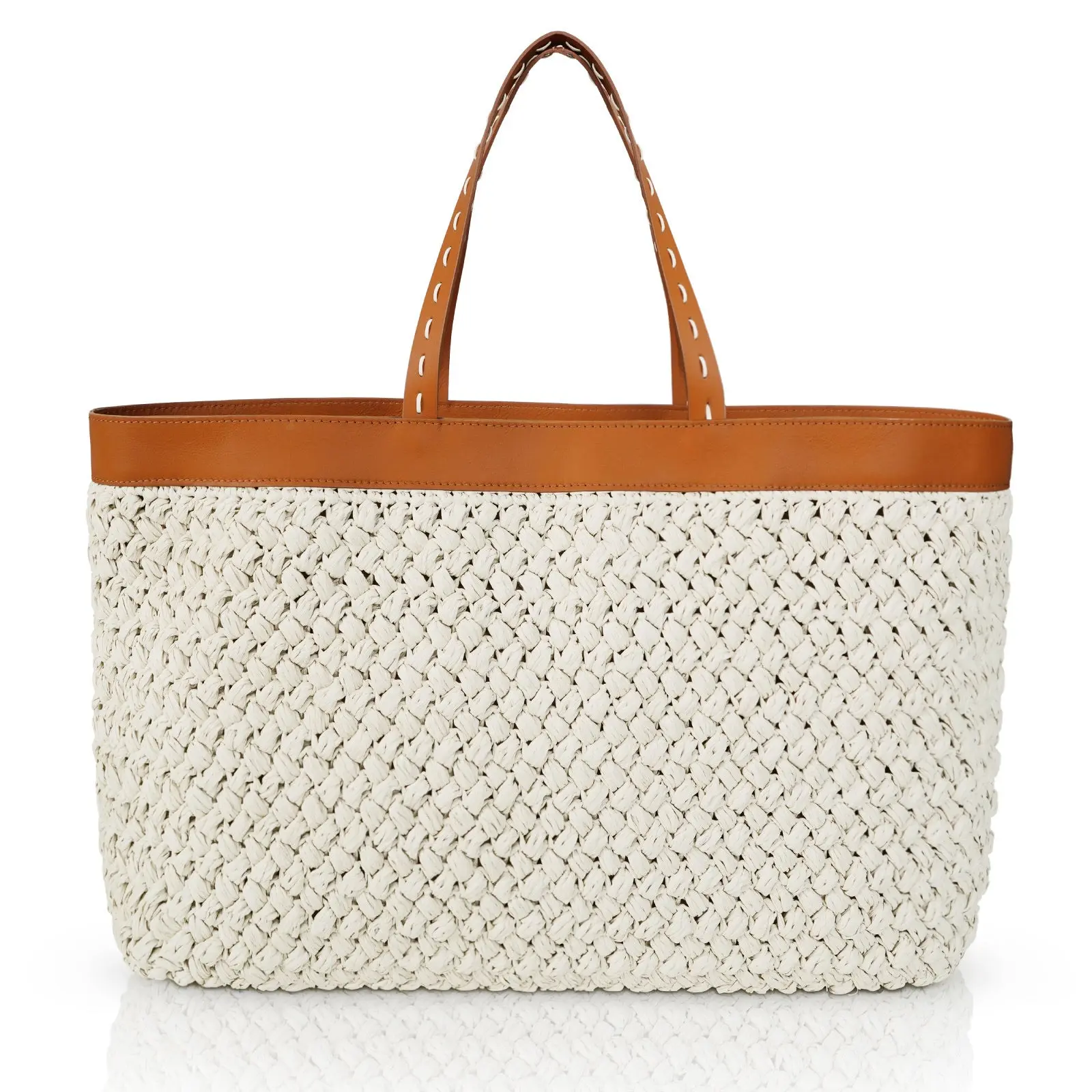 The Gigi Raffia Tote