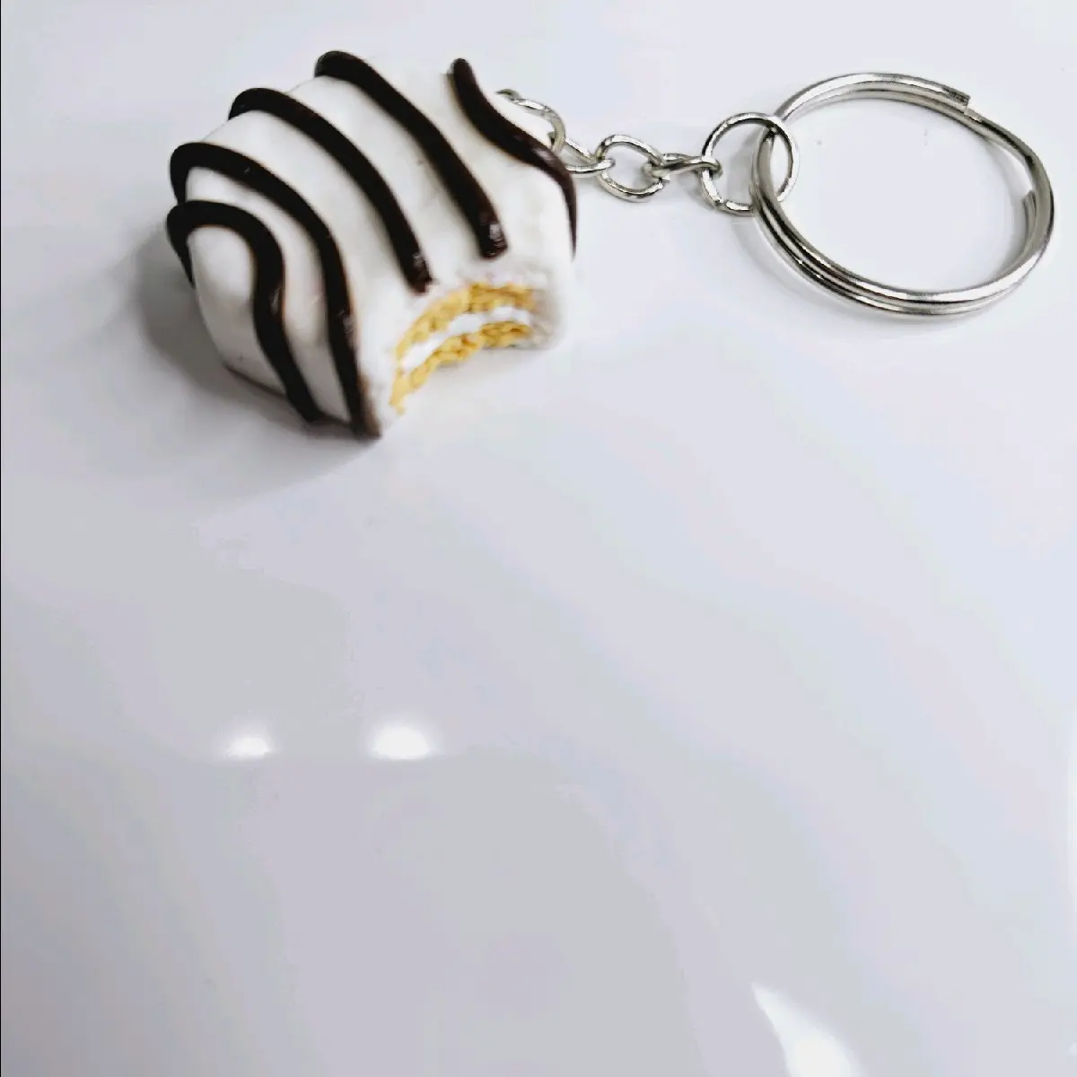 zebra cake keychain - keychain zebra cake keychain - keychain