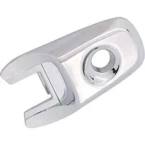 Exterior Door Handle Lock Cylinder Cap Compatible With 2008-2019 Explorer,Edge,Flex,MKX Front Driver Side (Chrome) Replaces BA1Z-78218A14-A