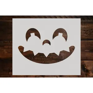 Pumpkin Face Stencil - Art and Wall Stencil