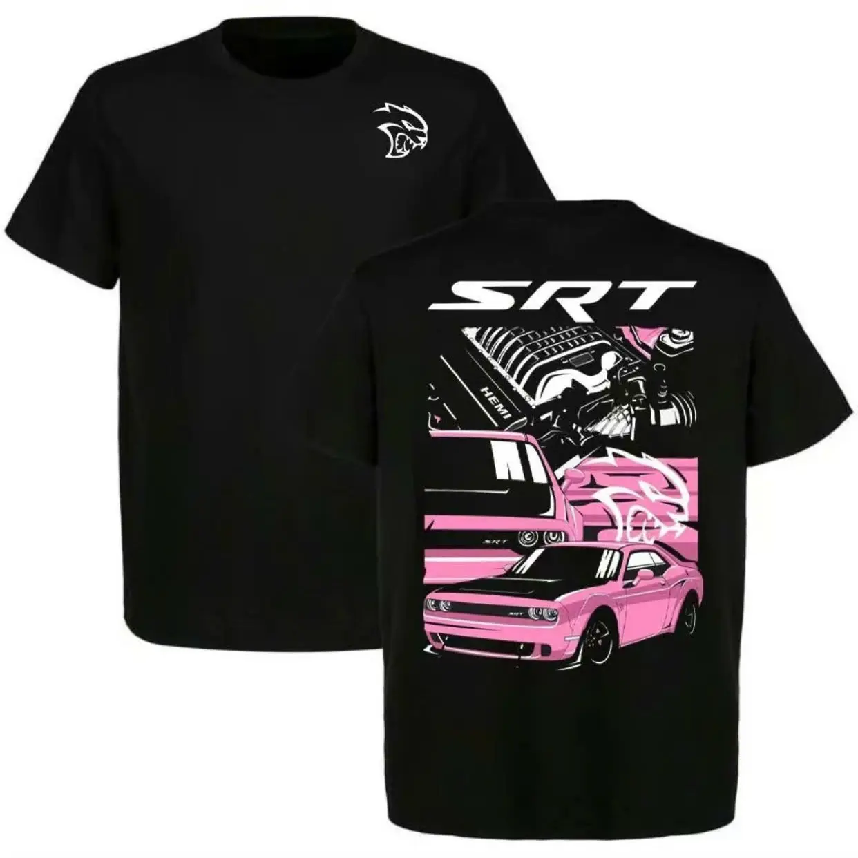 SRT Challenger T-Shirt, Muscle Car Graphic Tee for Enthusiasts, Car Lover Gift