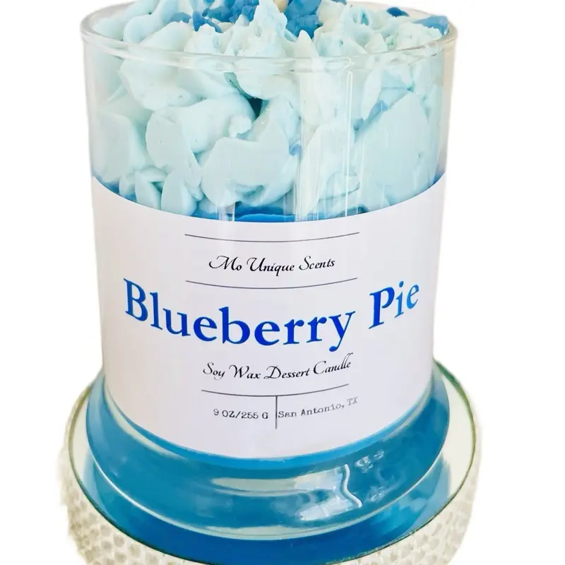 Blueberry Pie Soy Wax Candle  Decor Decoration Aroma Wick