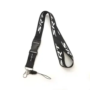 Car Lanyard Keychain Logo, Work Card Hanging Neck Lanyard Keyring, for Dodge Srt RAM Journey Charger Challenger Caliber Durango