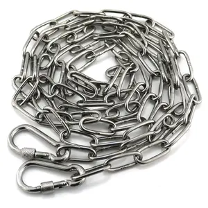 Stainless Steel Chains Anchor Chain Steel Chains(M3)1/8"(3mm) 6.56ft Stainless Steel Chains Anchor Chain Steel Chains(M3)1/8"(3mm) 6.56ft