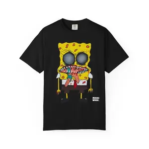 Zombie Cartoon Bob Tee Creepy Horror Scary Graphic T-Shirt Halloween Costume Unisex #CartoonBob #ZombieTee #CreepyTee #HalloweenShirt #ScaryGraphicTee #UnisexFashion #CasualWear #Streetwear #FanMerch