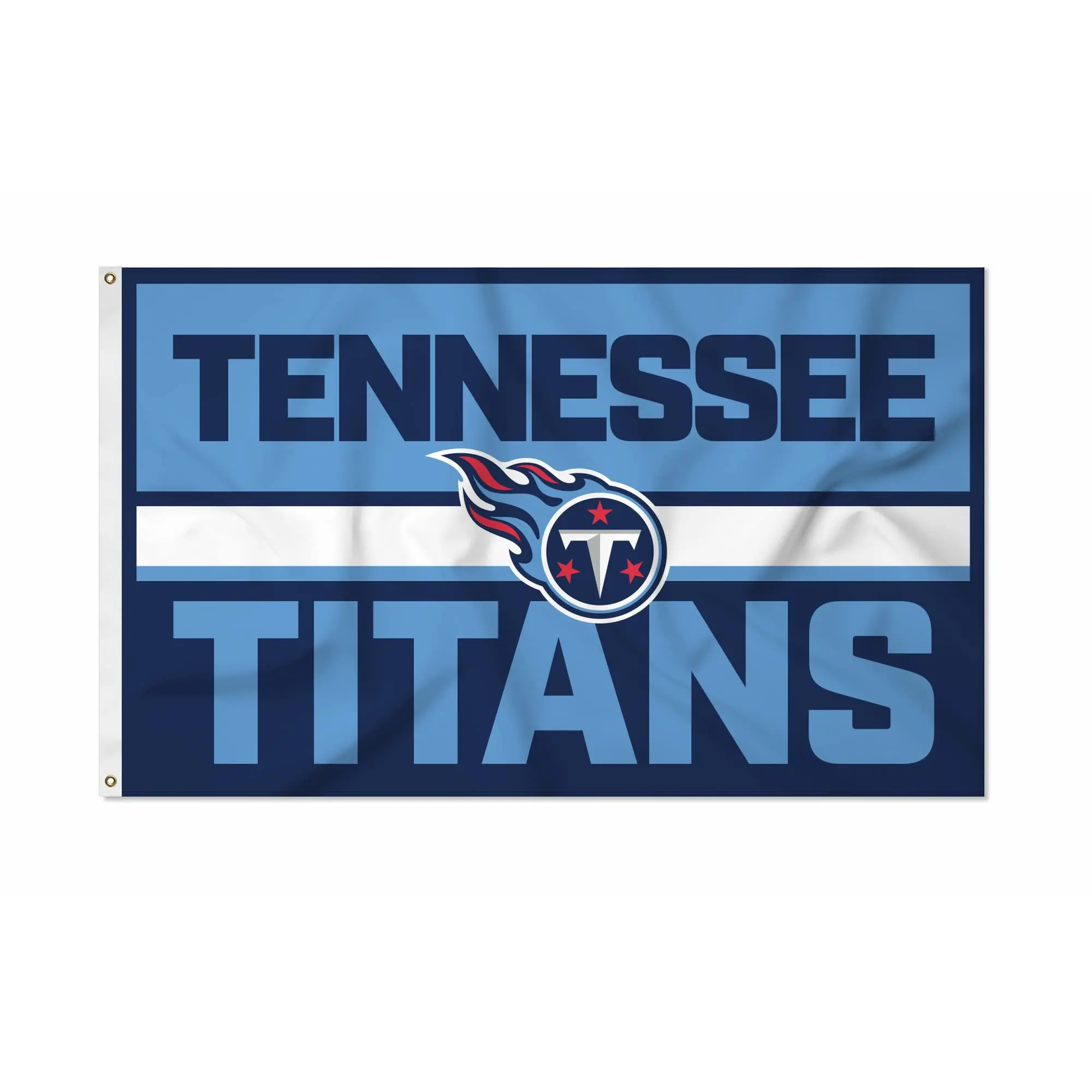 Tennessee Titans 3x5ft Polyester Sports Collectible Flag - Light, Weather-Resistant, Machine Washable, Low-Heat Ironable, Printed Indoor-Outdoor Banner, Party/Garden Outdoor Decor Gift for Football Fans
