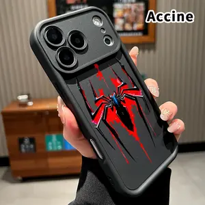Phone Case for iPhone 17 Pro Max 16 Plus 15 14 13 12 11 Air E Blood - hued Spider Anti-Scratch Shockproof TPU Bumper Drop-proof Cover