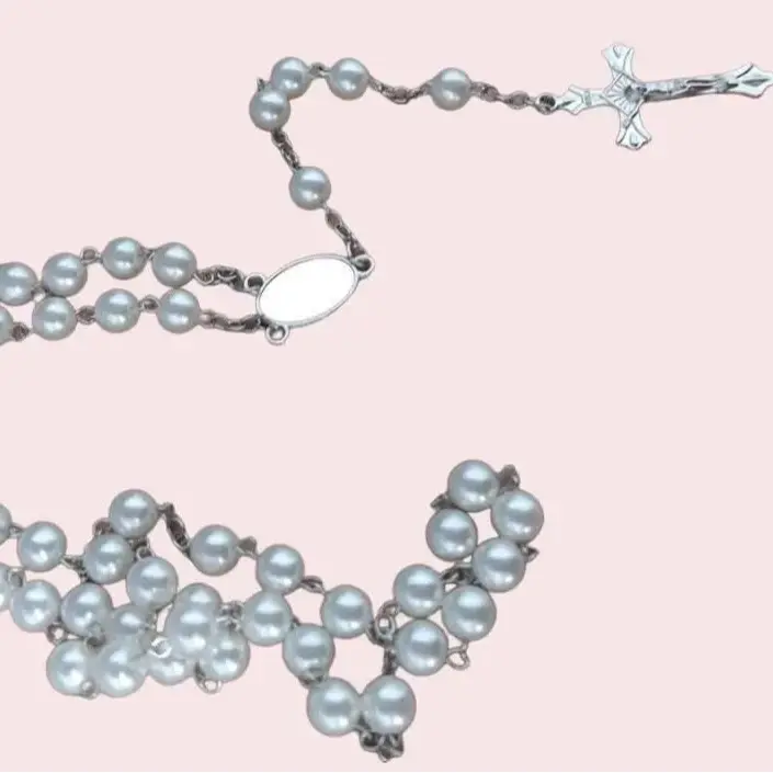 1 blank sublimation Rosary