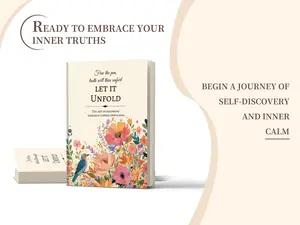 Let It Unfold: Guided Emotional Healing Journal, Daily Prompt Self Help Workbook for Reflection, Self Love, Gratitude, Mindfulness & Trauma Wellness, 15-Week Gentle Growth Mental Health Journal for Women