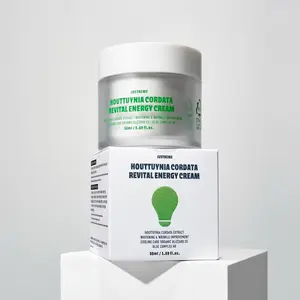 [JUSTBEME] Revital Energy Cream with Houttuynia Cordata Extract, K-Beauty, Hydrating, Moisture, Soothing, Calming, Skincare 50ml