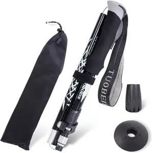 Collapsible Hiking Pole, Telescopic Walking Stick for Women and Men, Adjustable Travel Walking Stick for Easy Portability