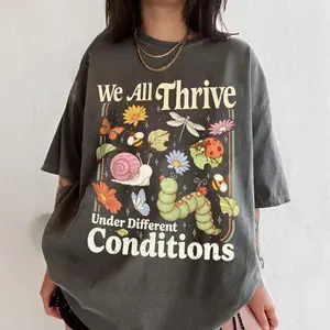 Bcba Neurodiversity Comfort Colors Shirt, Special Education Teacher Shirt, Mental Health TShirt, We Are Thrive Under Different Conditions