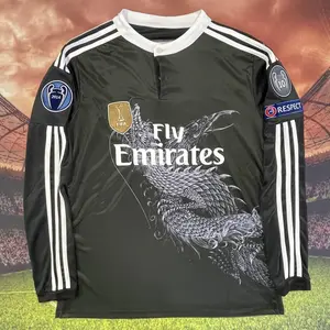 No.7 Ronaldo 2011-2018 Home Away Retro Black Long Sleeved Short Sleeved Soccer Jerseys top