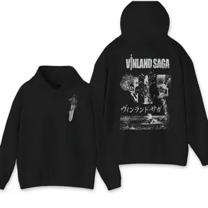 Vinland Saga Redemption Heavyweight Hoodie, Shirt, Full Color, For Him Tops Classic