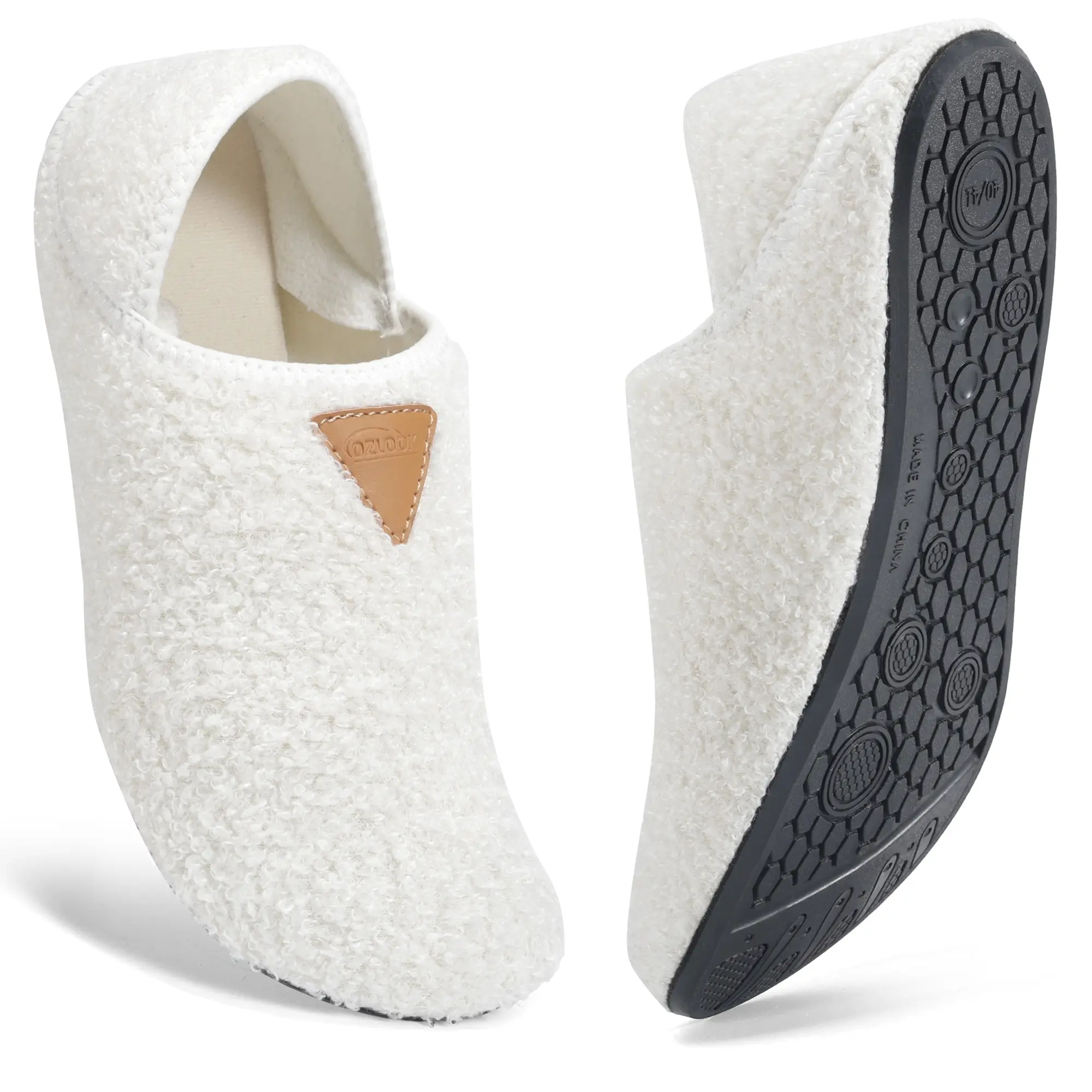 Women's Sports Barefoot Slippers - Cozy, Soft, Lightweight Slip-On Indoor House Shoes for Home, Travel