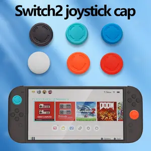 Summervibes Universal Silicone Thumb Grips Caps for PS5 PS4 PS3 Xbox One 360 Series X S Switch Pro Switch 2 Controller, Anti-Slip Anti-Scratch Ergonomic Comfort Joystick Protective Covers